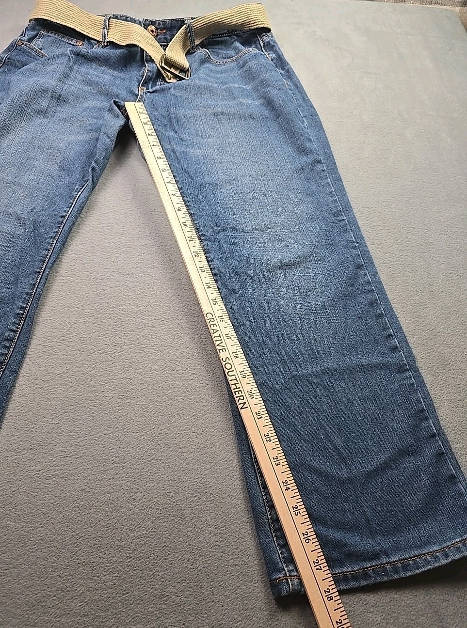 Company 81 Men’s Spencer Straight Leg Classic Fit Jeans Size 36×30 With Belt