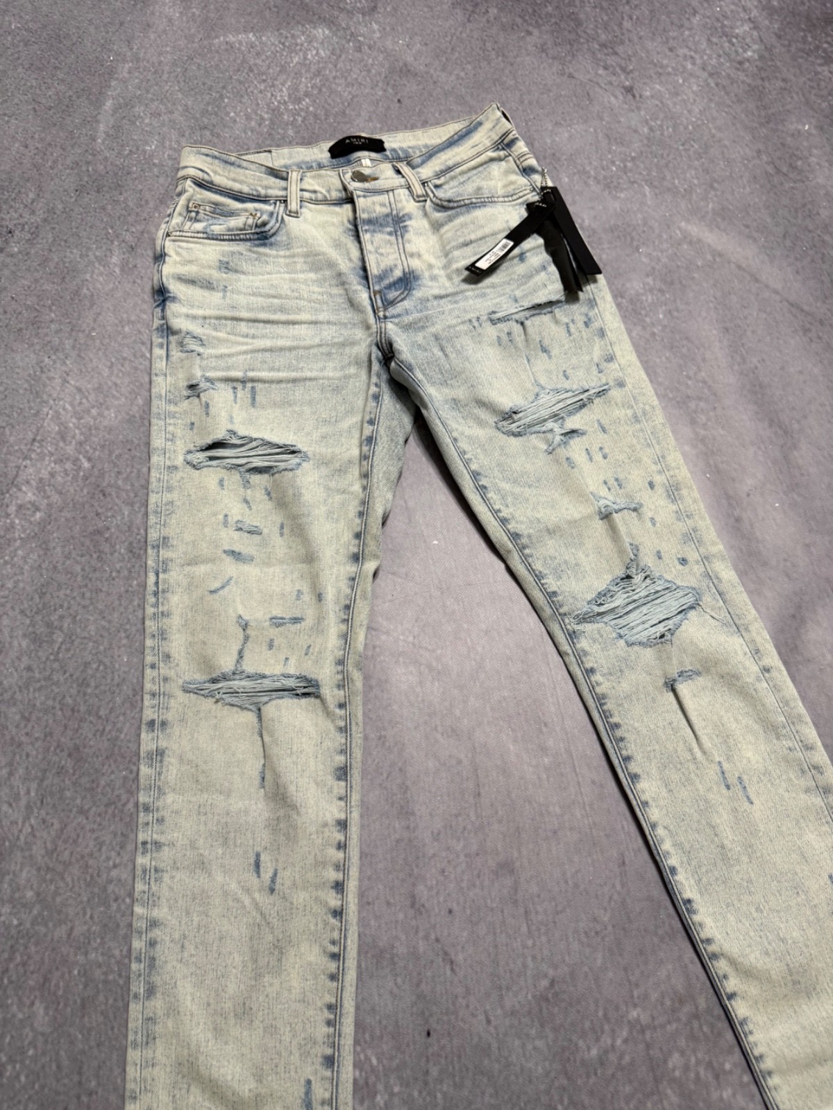 Size W29 – AMIRI Thrasher Plus Denim Sky Indigo Brand New With Tags!