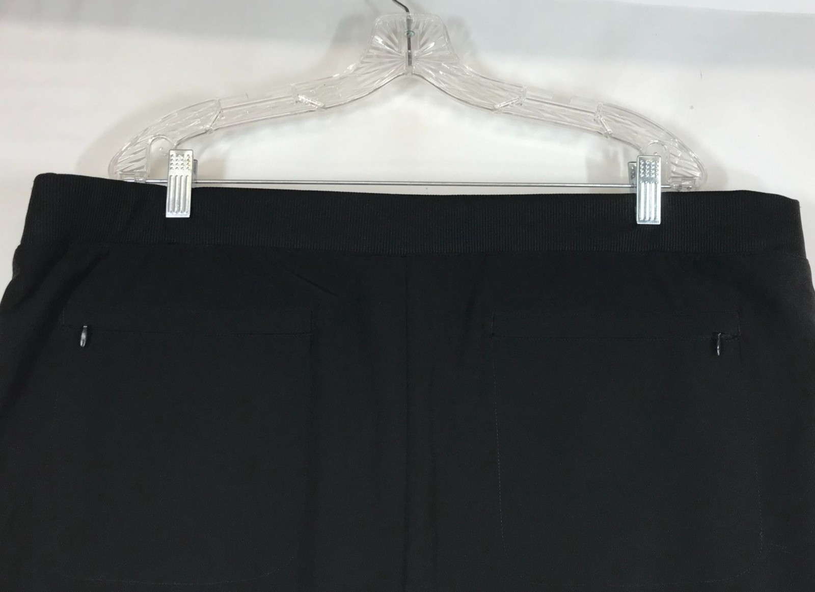 CHICO’S ZENERGY – WOMEN’S 3.5 / 18 – BLACK UPF NEEMA 7 IN BEACH SHORTS