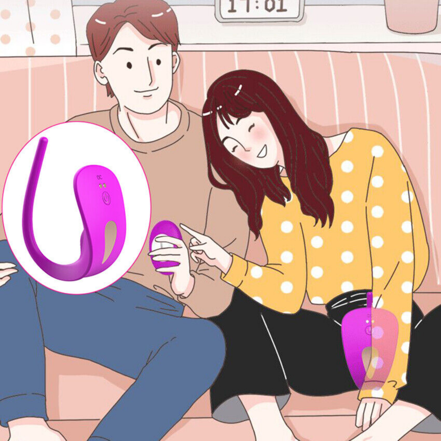 APP Remote Control Vibrating Panties C-String Rechargeable Toy Waterproof Sexy