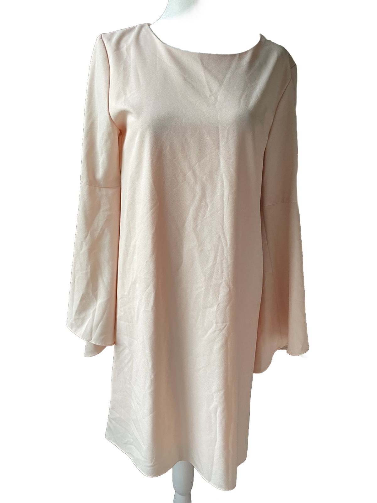 Bar III Blush Pink Size Medium Dress With Bell Sleeves