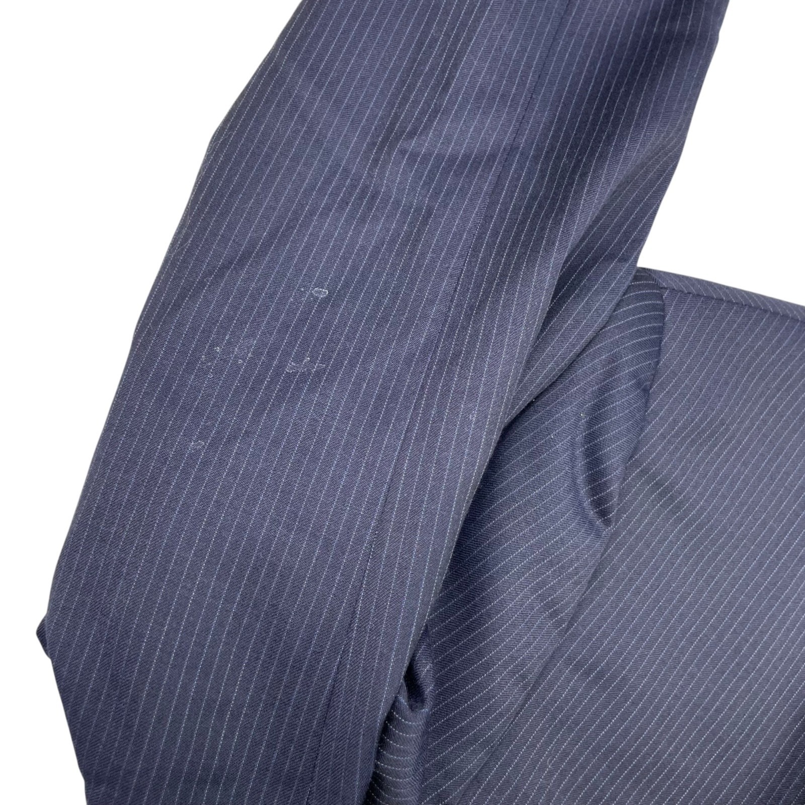 Todd Snyder Men’s Mayfair Fit 100% Wool 2-Button Blazer Navy Blue Stripe • 40R