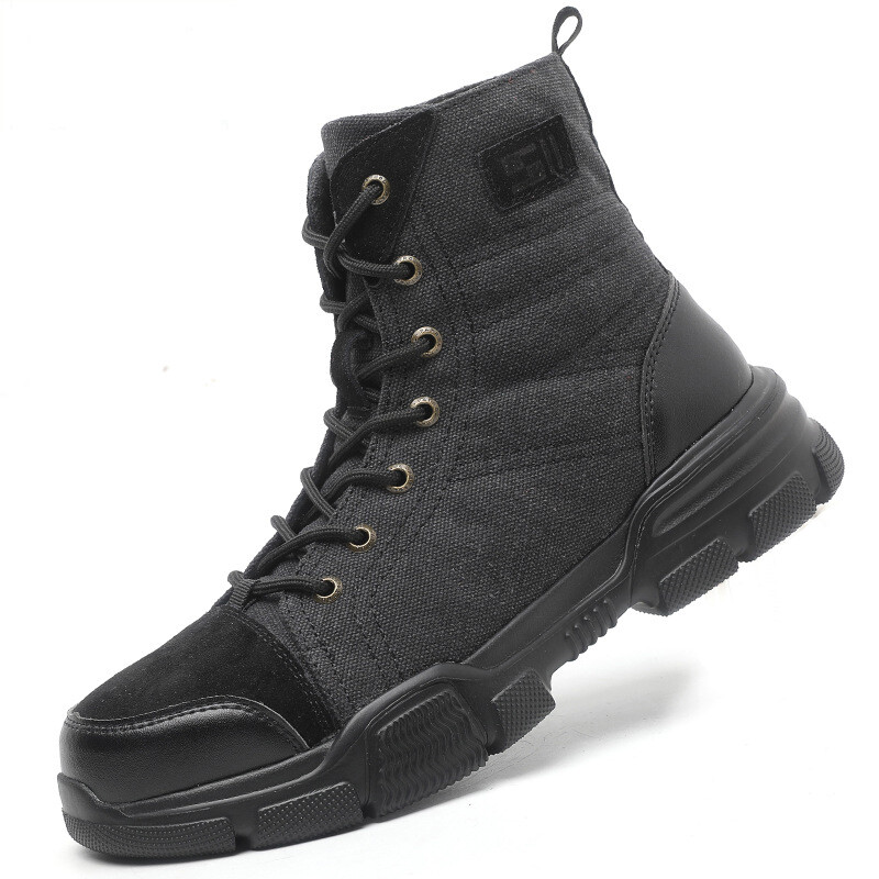 Mens Military Tactical Desert Work Safety Boots Motorcycle Combat Size 8.5