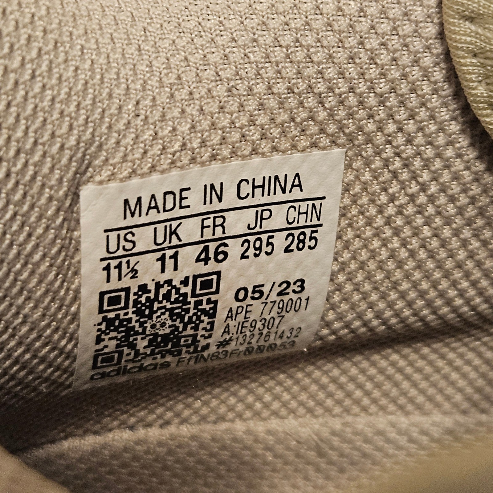 Adidas BYW Select Wonder Beige IE9307 – Men’s Size 11.5