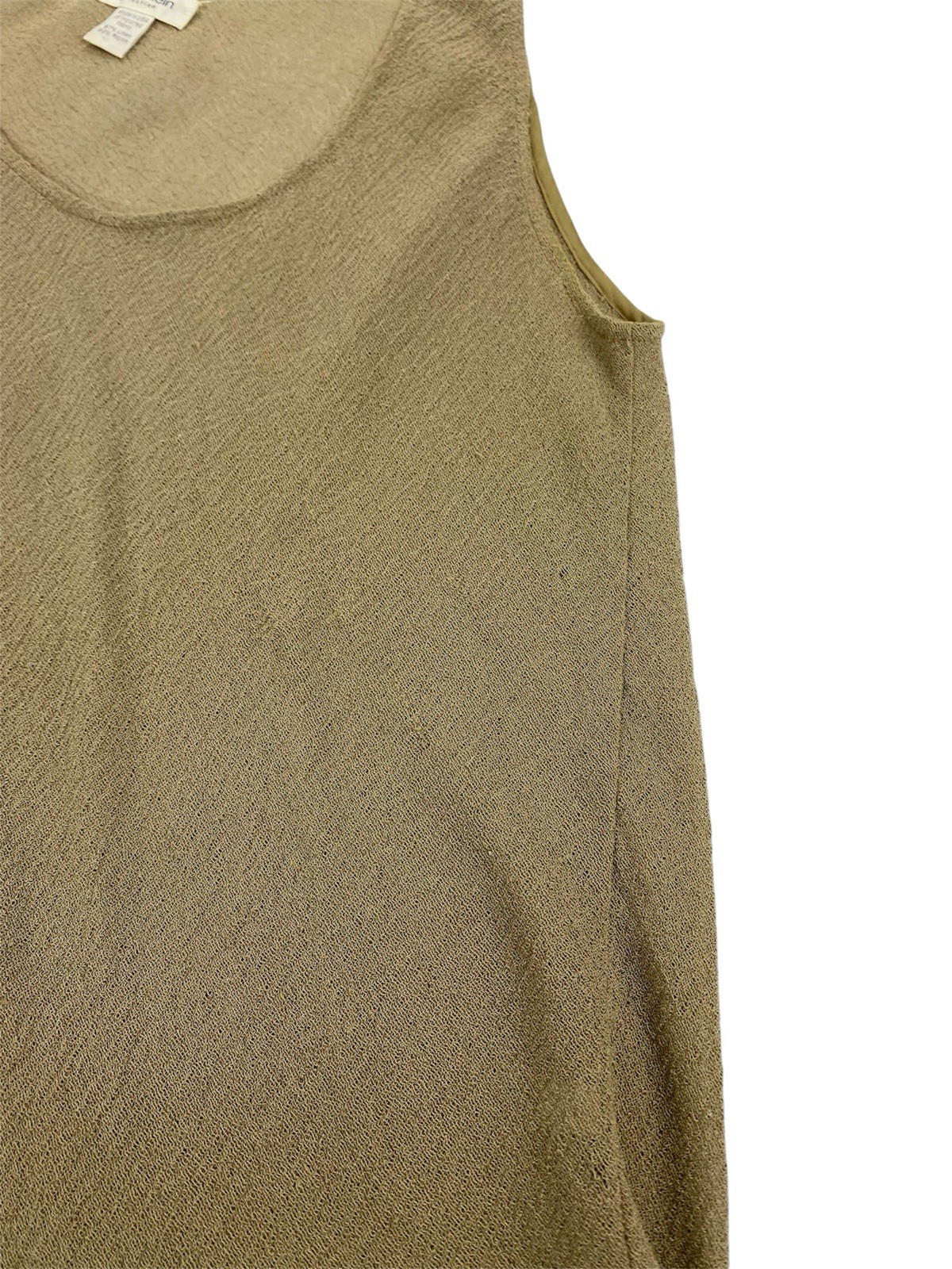 Calvin Klein Collection Spring 1994 Linen Blend Tank Top Vintage 8