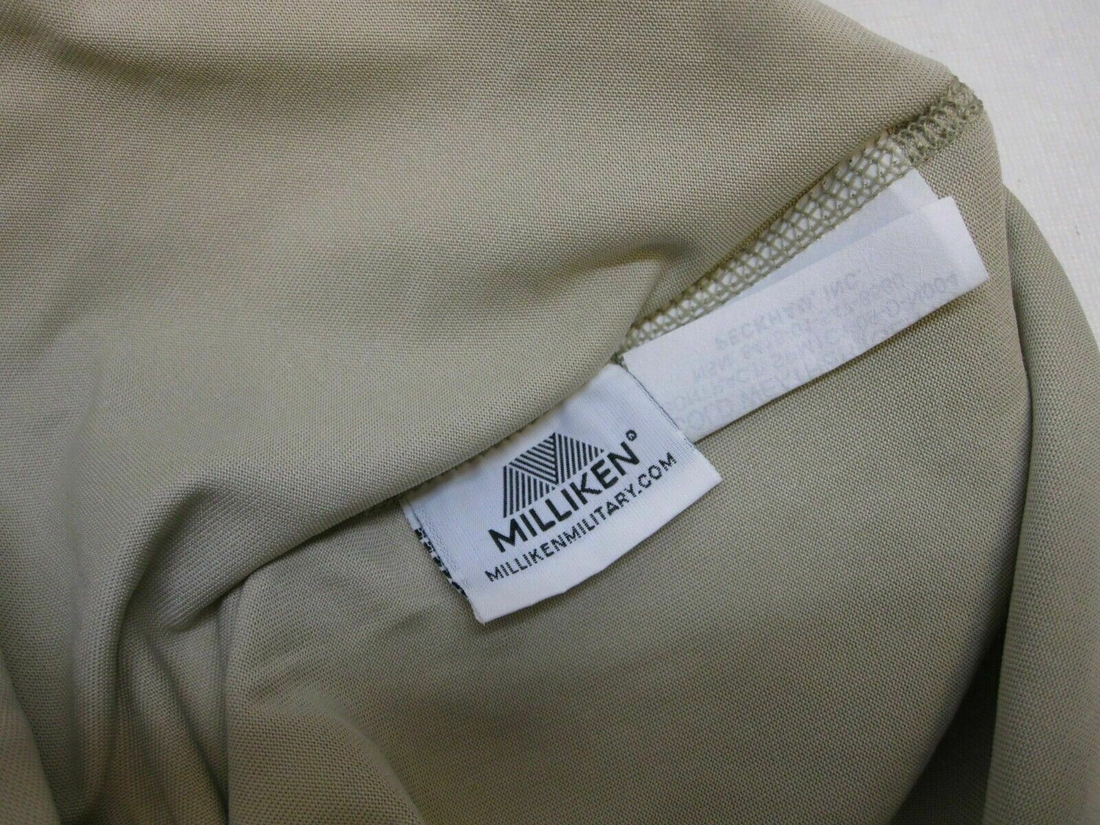 USED MILITARY SILK WEIGHT BASE LAYER SHIRT LEVEL 1 TOP SAND/TAN MOISTURE WICKING