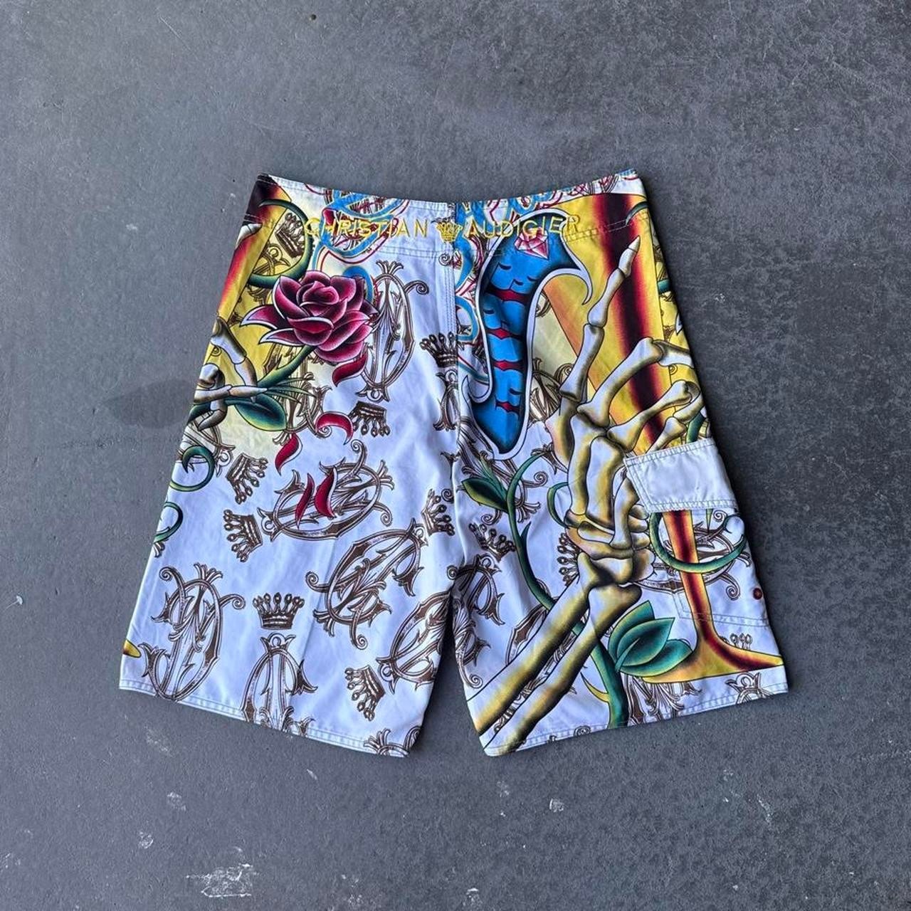 2000s Cristian Audigier by Ed Hardy Board Shorts (34)