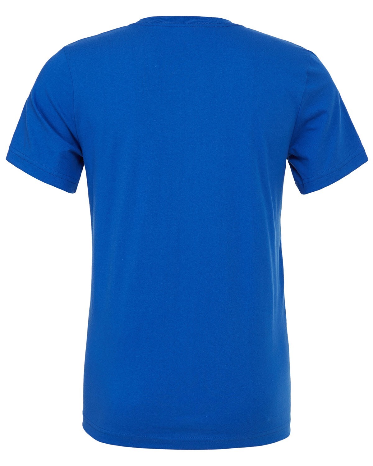 Bella + Canvas 3001C Medium True Royal Cotton Jersey Tee Unisex Blue Tshirt