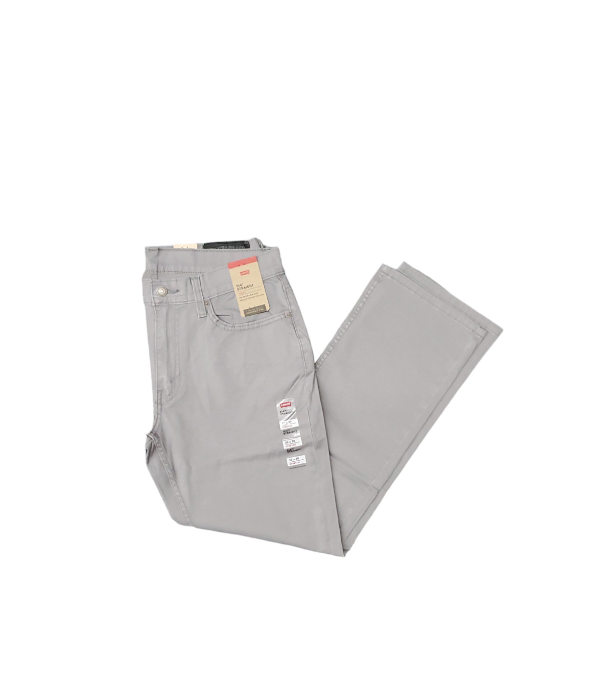 Levi’s Men’s 514 Straight Fit Jeans Sharkskin 35W x 34L 005141784