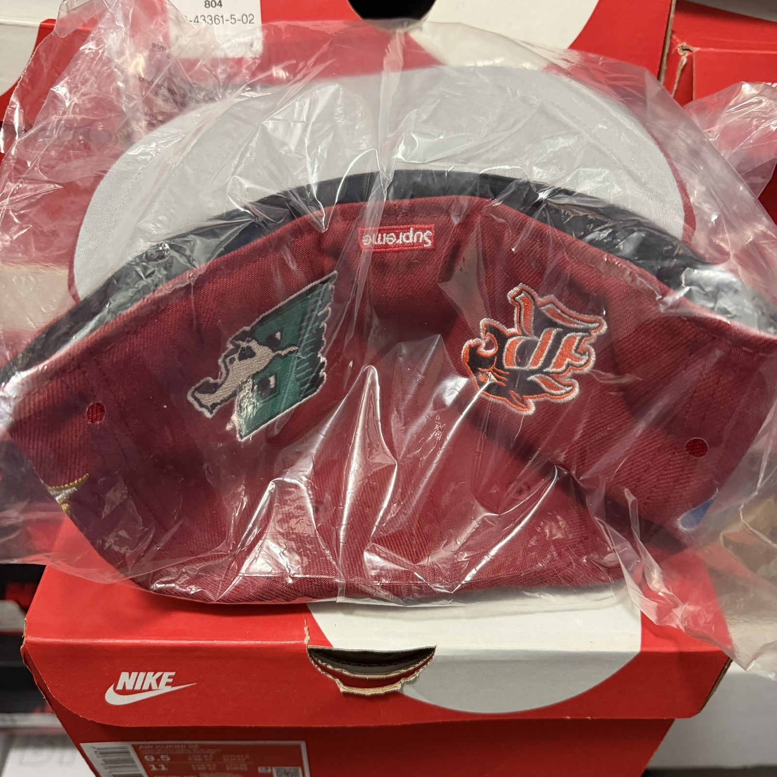 Supreme Mascot S Logo New Era 59Fifty Fitted Cap Red (SS26) Size 7 5/8