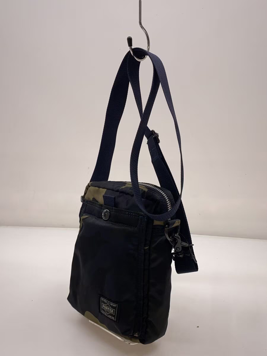 PORTER COUNTER SHADE VERTICAL Shoulder Bag Navy Camouflage