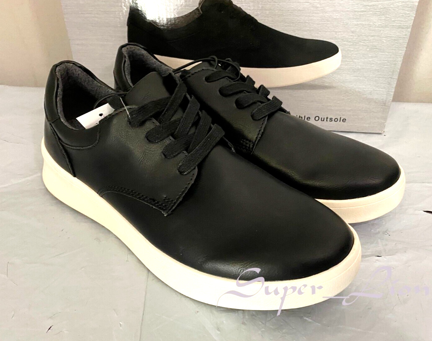 NEW Supply Lab Men’s Whatley Memory Foam Footbed Sneaker Shoes – SIZE 8 – BLACK