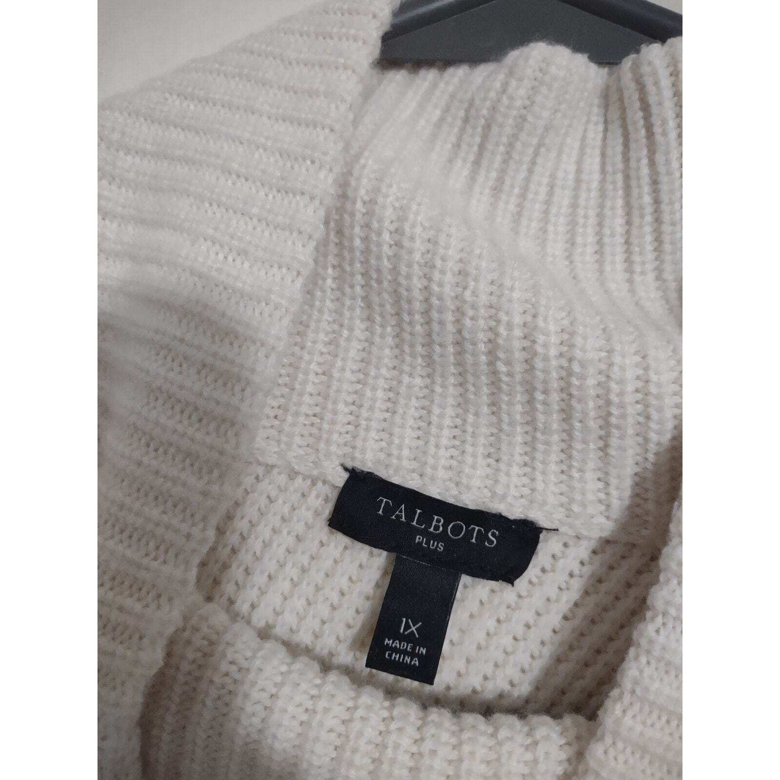 Talbots Chunky Knit Sweater Size 1X Preppy Classic Rory Gilmore Oversized