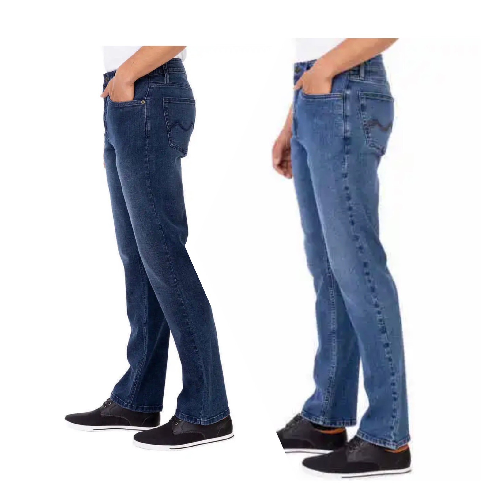 Urban Star Men’s Relaxed Fit Straight Jean Man Jeans Denim Jeans Blue