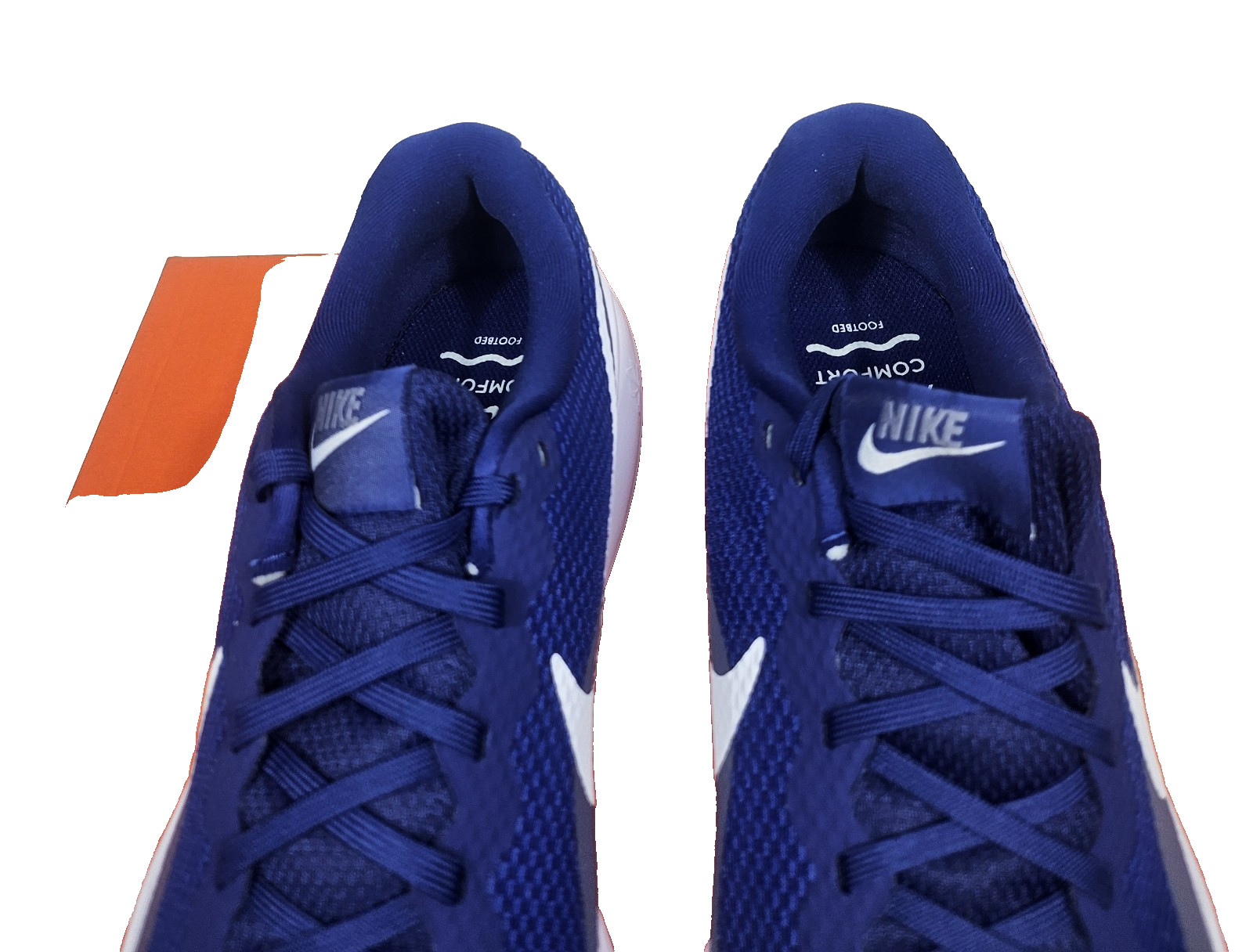Men’s Nike Shoes Size 8 Revolution 8 Royal Blue White Sneakers Cushioned Lace