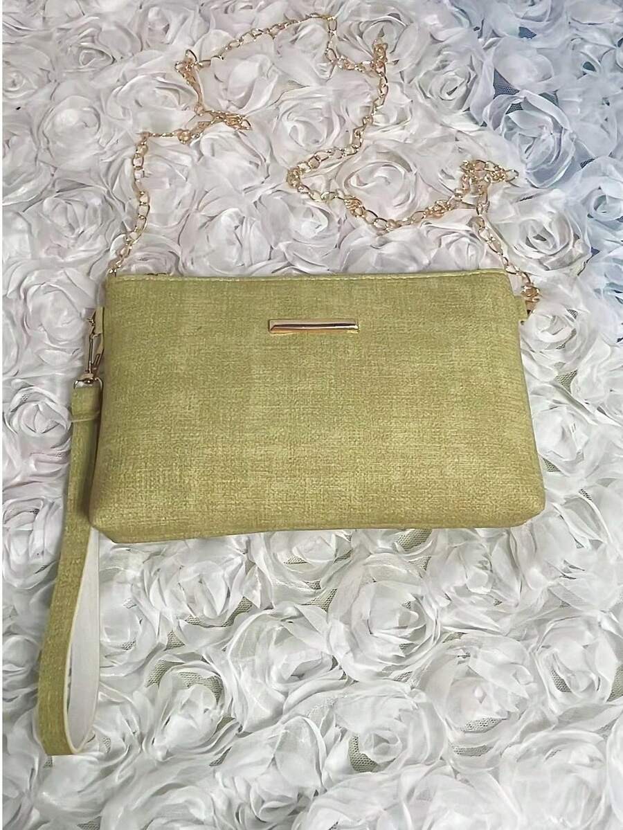 Small Square Bag Women PU Leather Crossbody Chain Purse Casual Shoulder Mini
