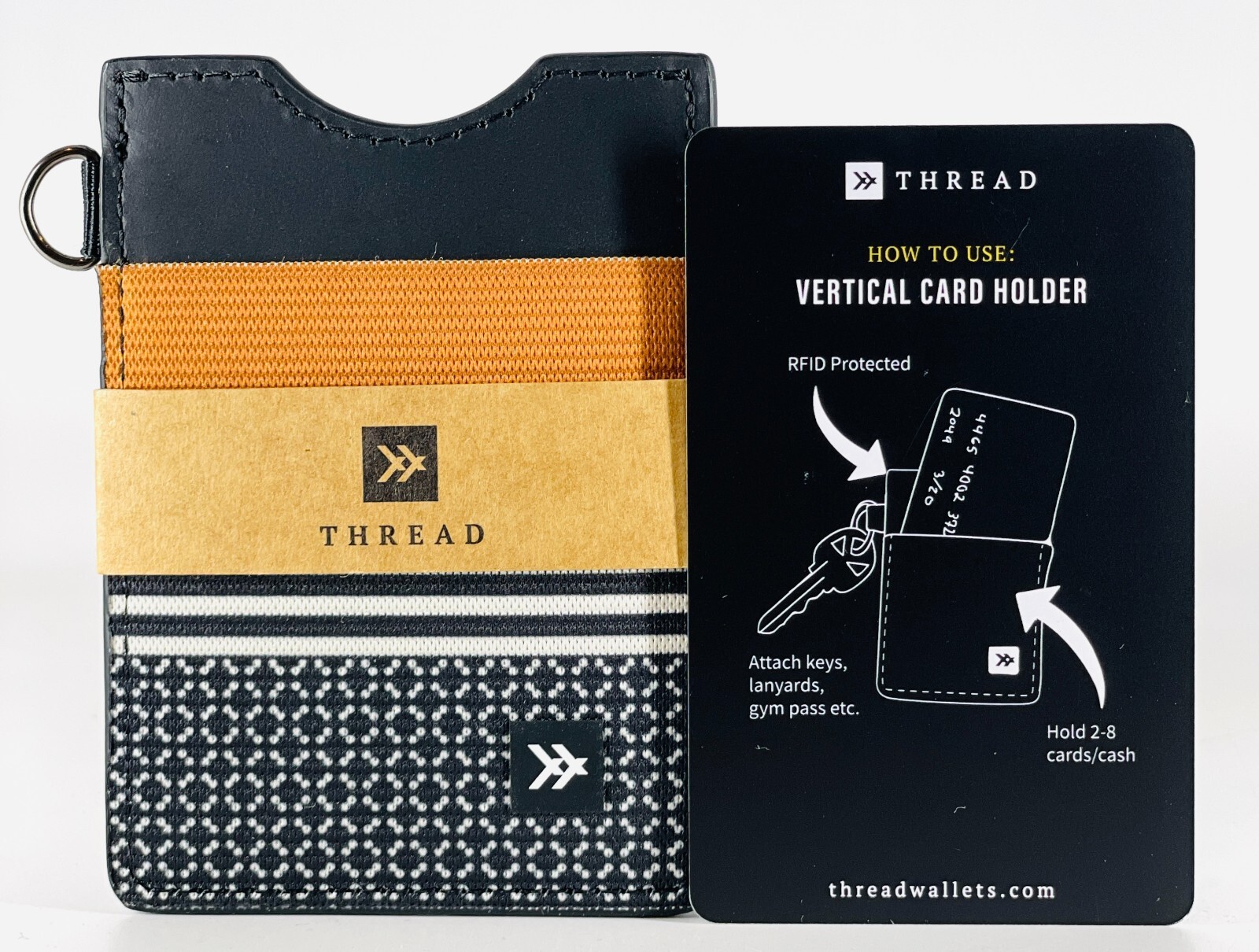 Thread Vertical Ultra Slim Card Holder Wallet – Sanders