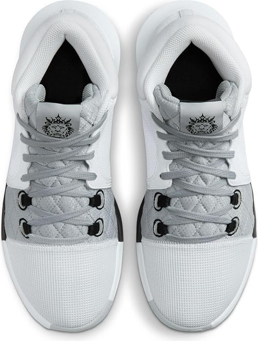 Nike LeBron James Witness VIII White Light Smoke Grey Black FB2239-100 Men’s NEW