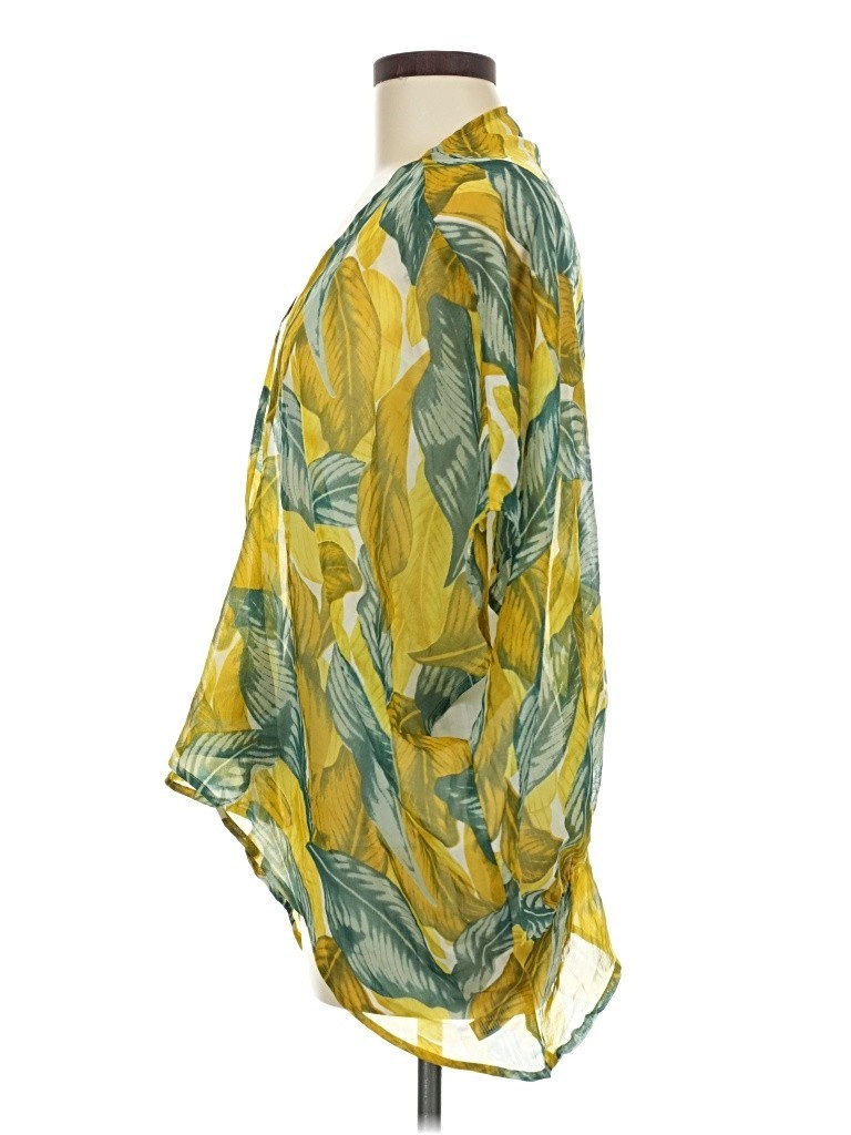 *FREE PRESS* Soft Silky Wrap / Kimono in Warm Summer Colors