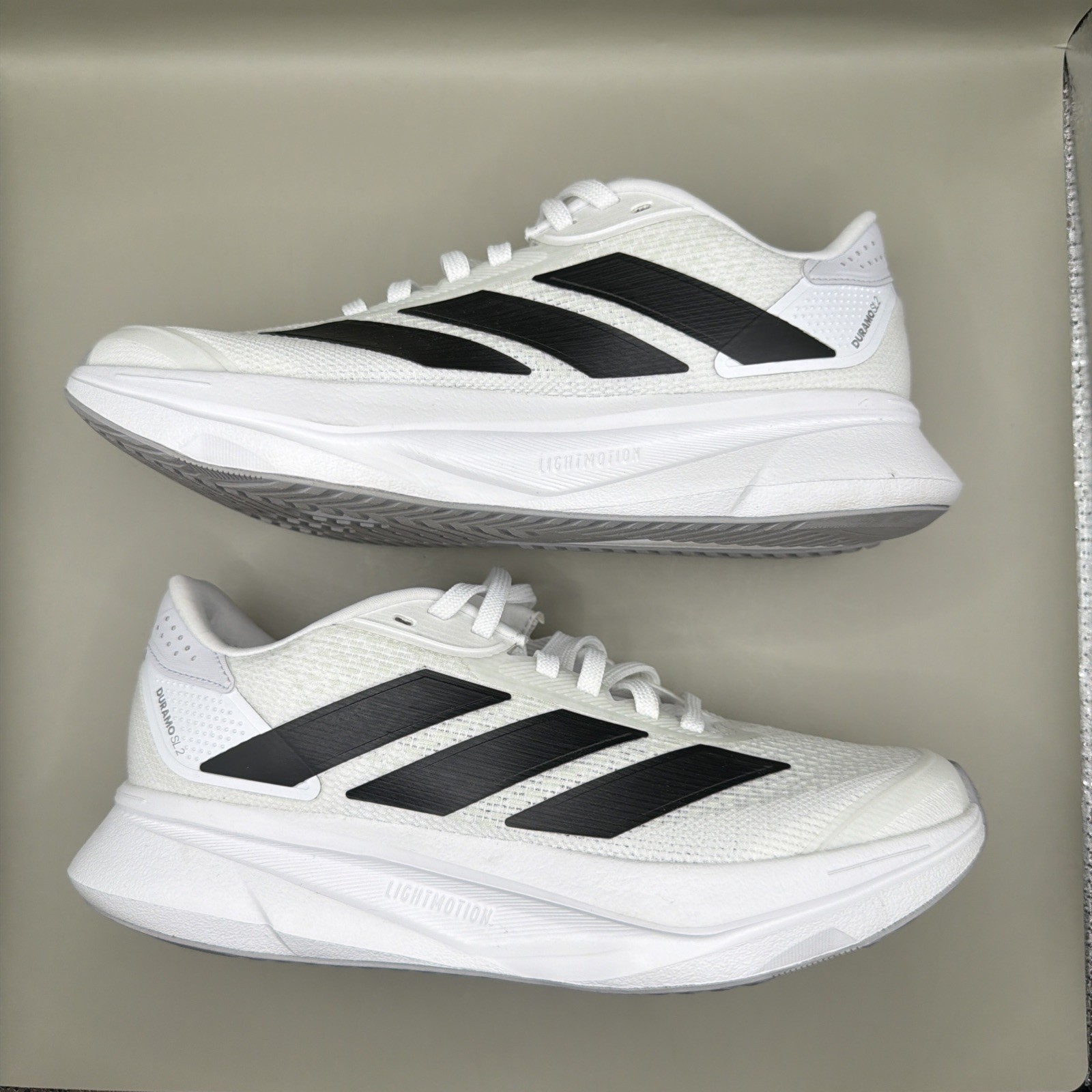 Adidas Duramo SL 2.0 Athletic Sneakers White Black Women Size 7