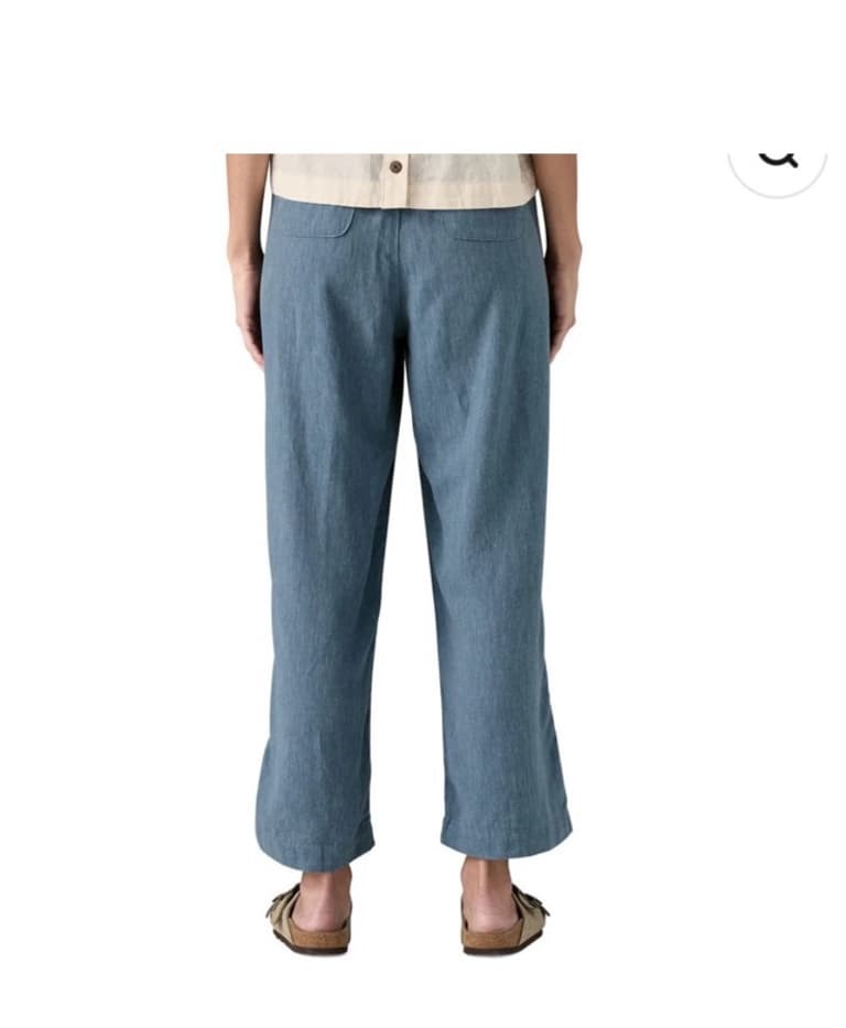 Patagonia Garden Island Pants Still Blue Hemp Blend Women’s XS, S, M, L, XL