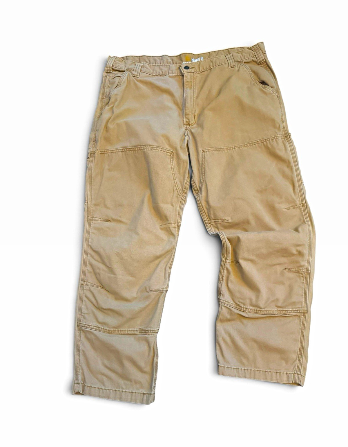 Carhartt 102802 Relaxed Fit Utility Work Pants 42×30 Canvas Stretch Carpenter