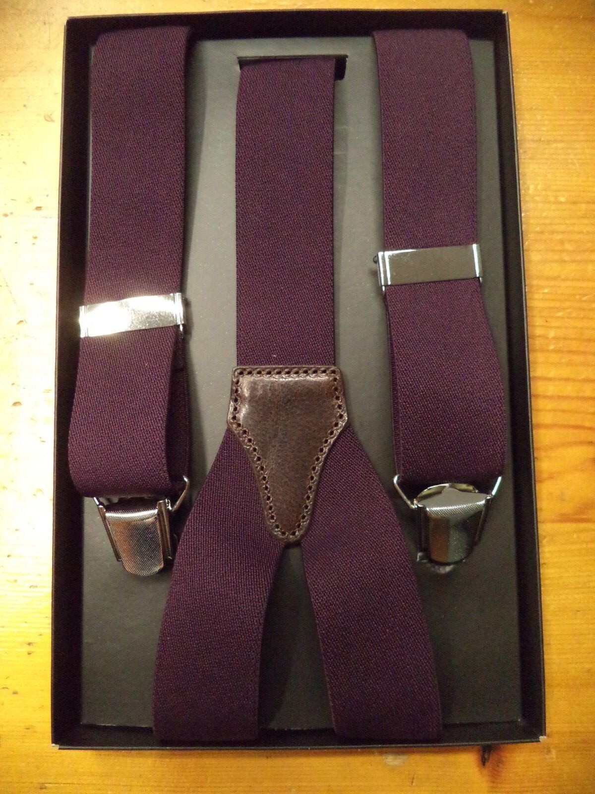 Solid Color Bordò Brace 4 Arm Height 36mm – 100% Made in Italy