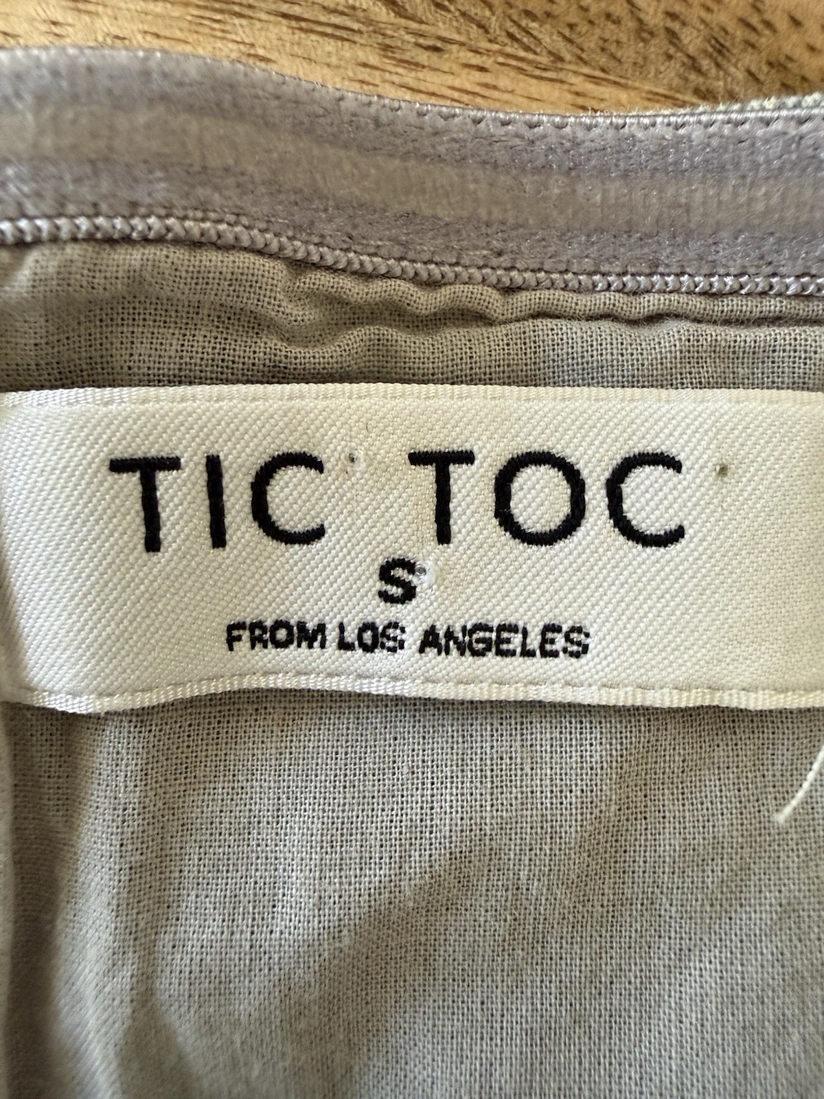 Tic Toc Denim Embroidered Crop Tube Top