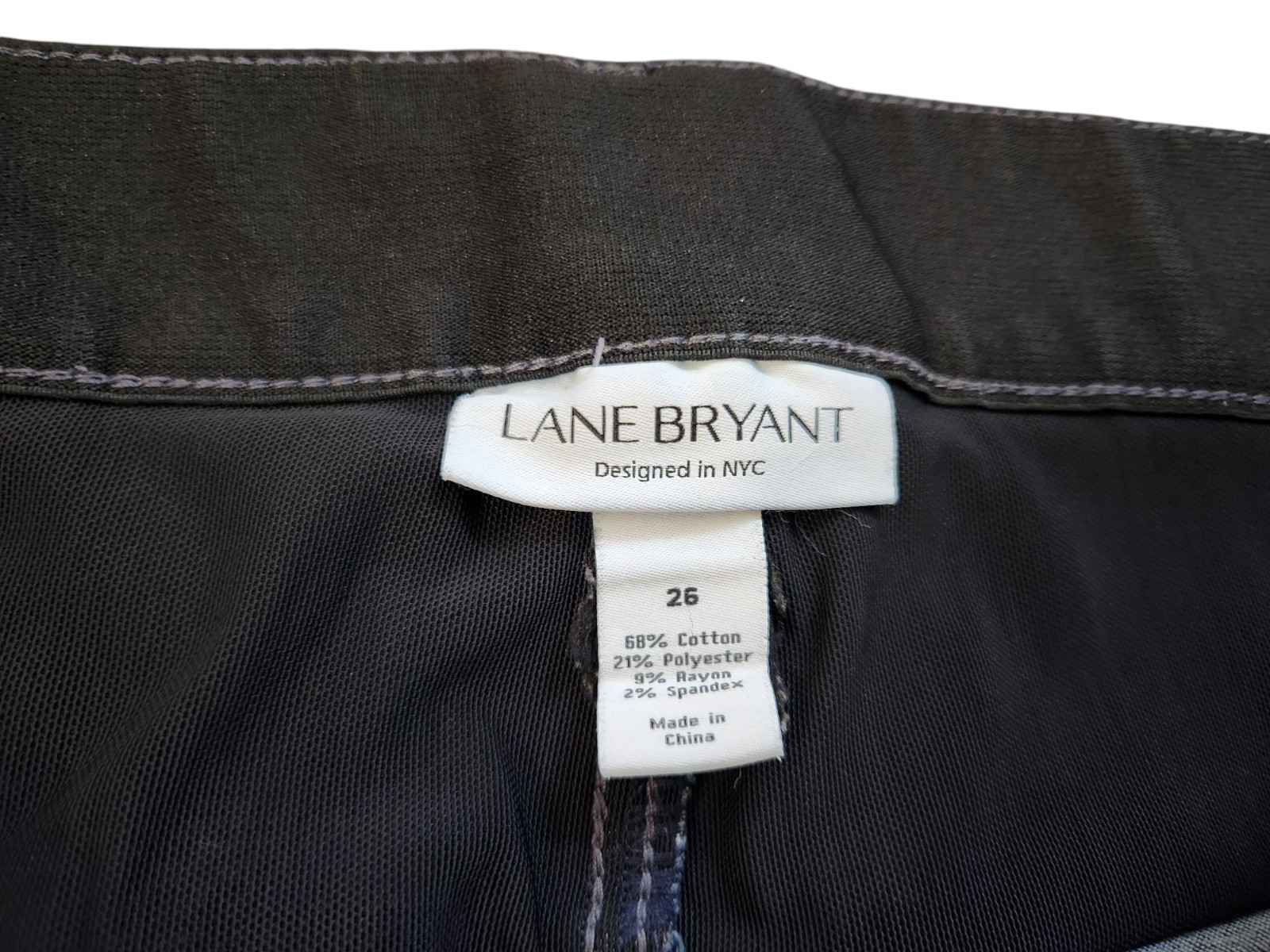 Lane Bryant Plus Size 26 Jeans Pants Flex Elastic Wide Waistband Stretch Denim