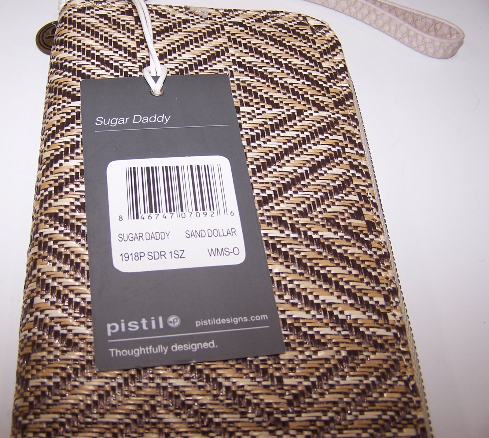 Pistil Women’s Sugar Daddy Wallet w/Wristlet SAND DOLLAR