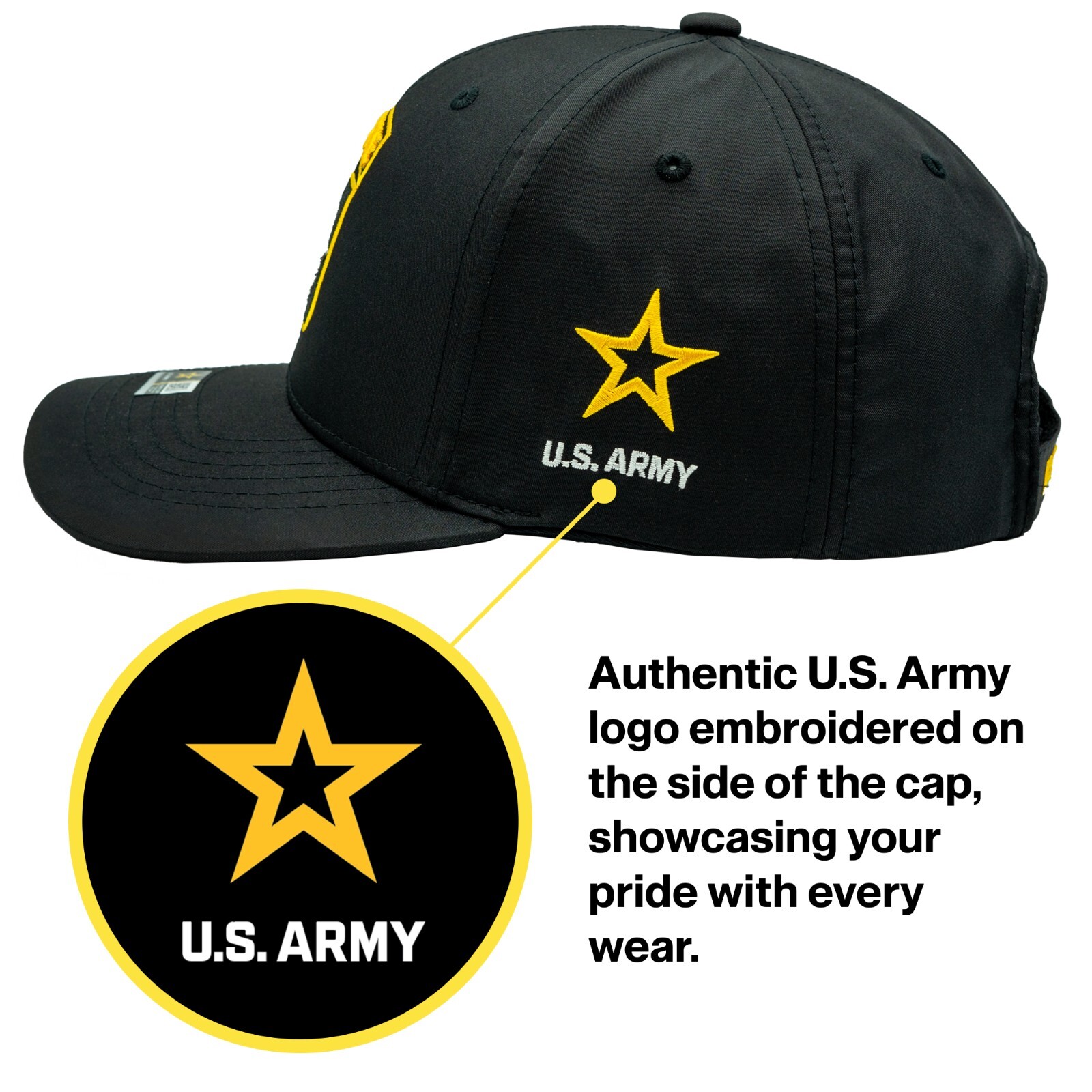 US Army Special Divisions Veteran Hat Official Licensed Embroidered Mens Cap