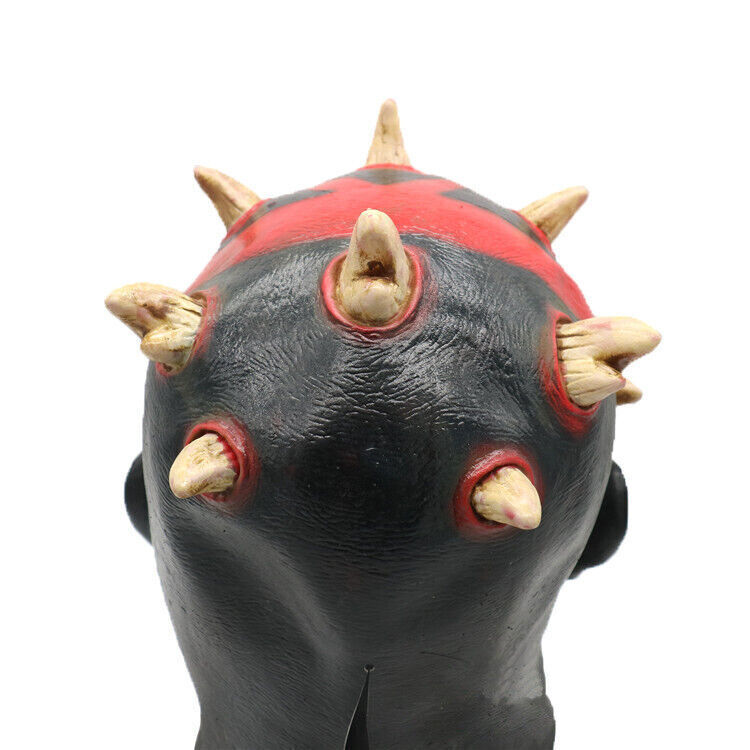 Star Wars Cosplay Darth Maul Sith Mask Full Head Halloween Masquerade Mask Props