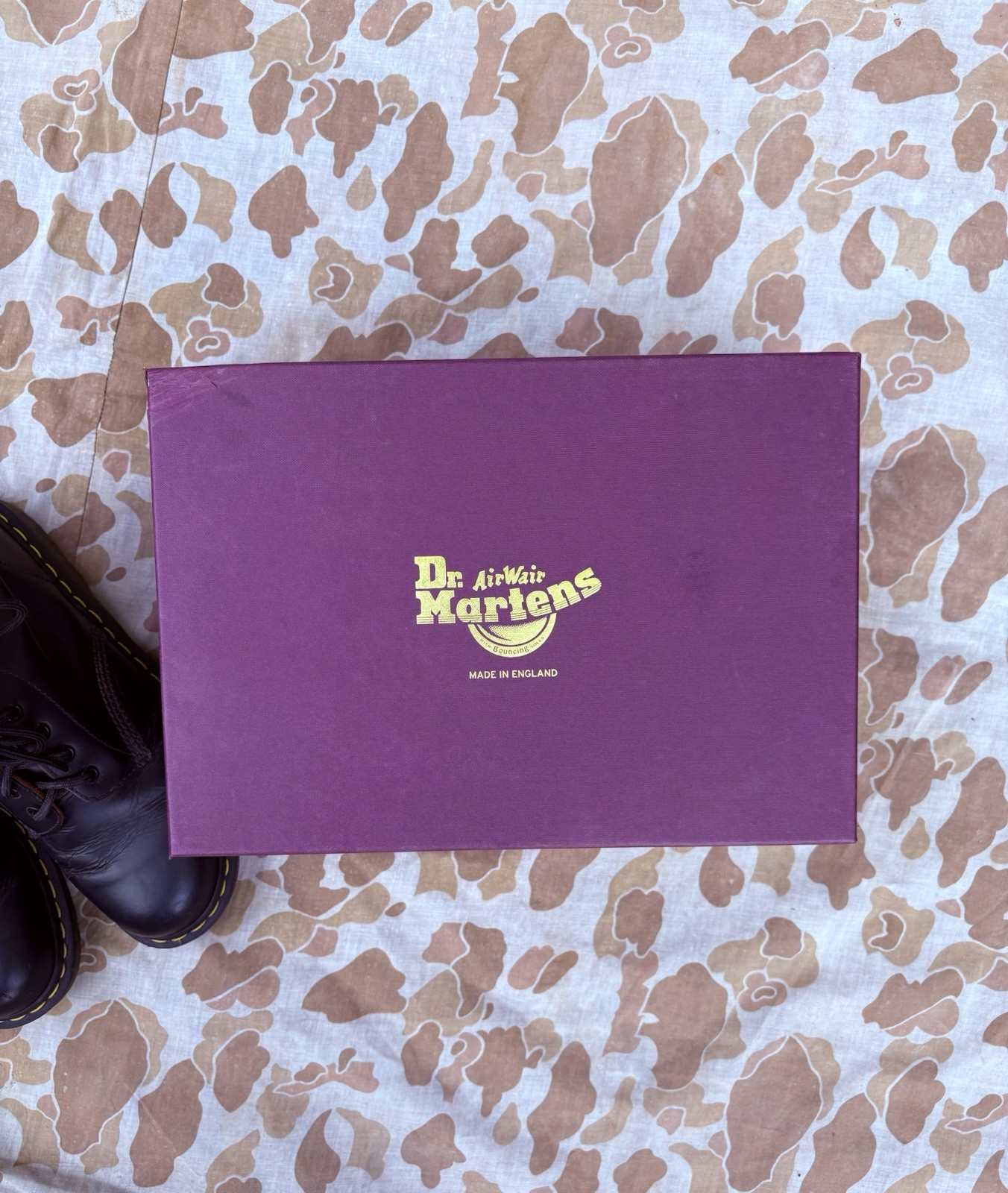 Made in England Doc Dr. Martens 1460 Black Leather Boots