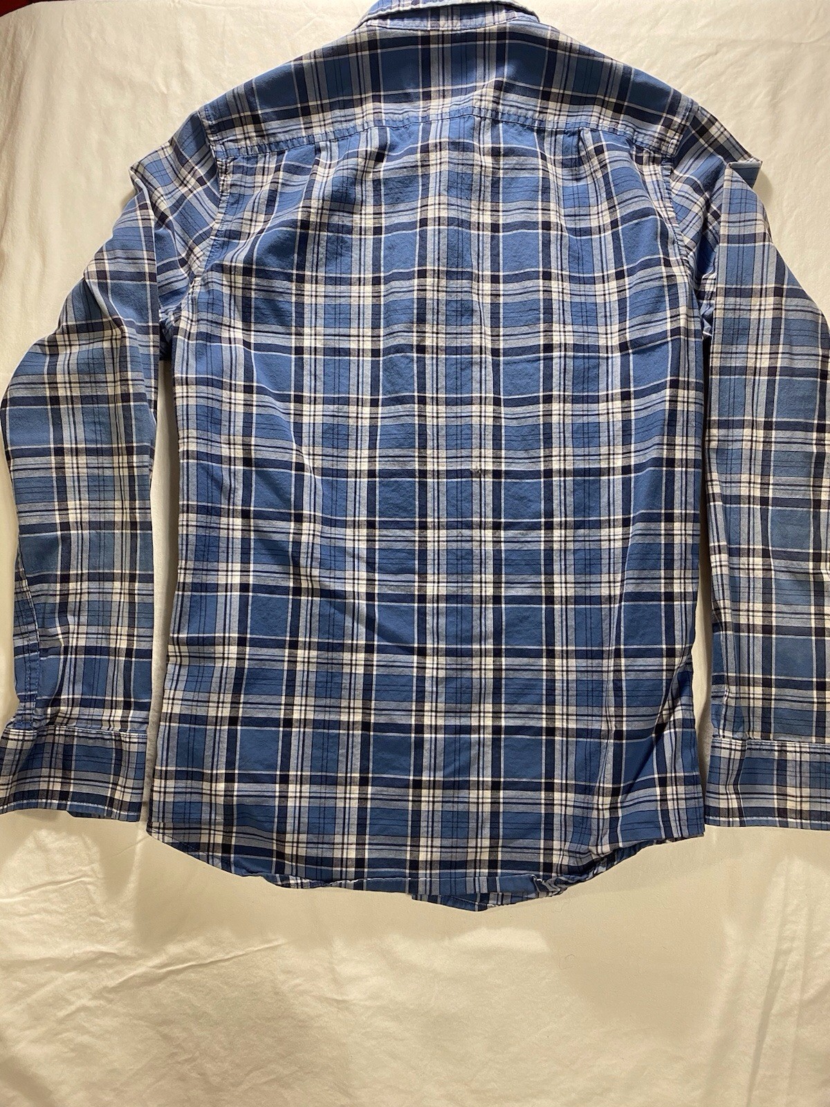 Goodiellow & Co White Northrop Slim Fit Button Down Long Sleeve 100%Cotton S