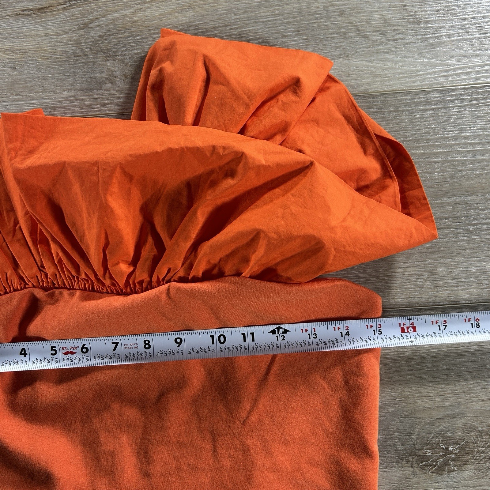 Sunday in Brooklyn Anthro Medium Orange Ruffle Asymmetric One Shoulder Top