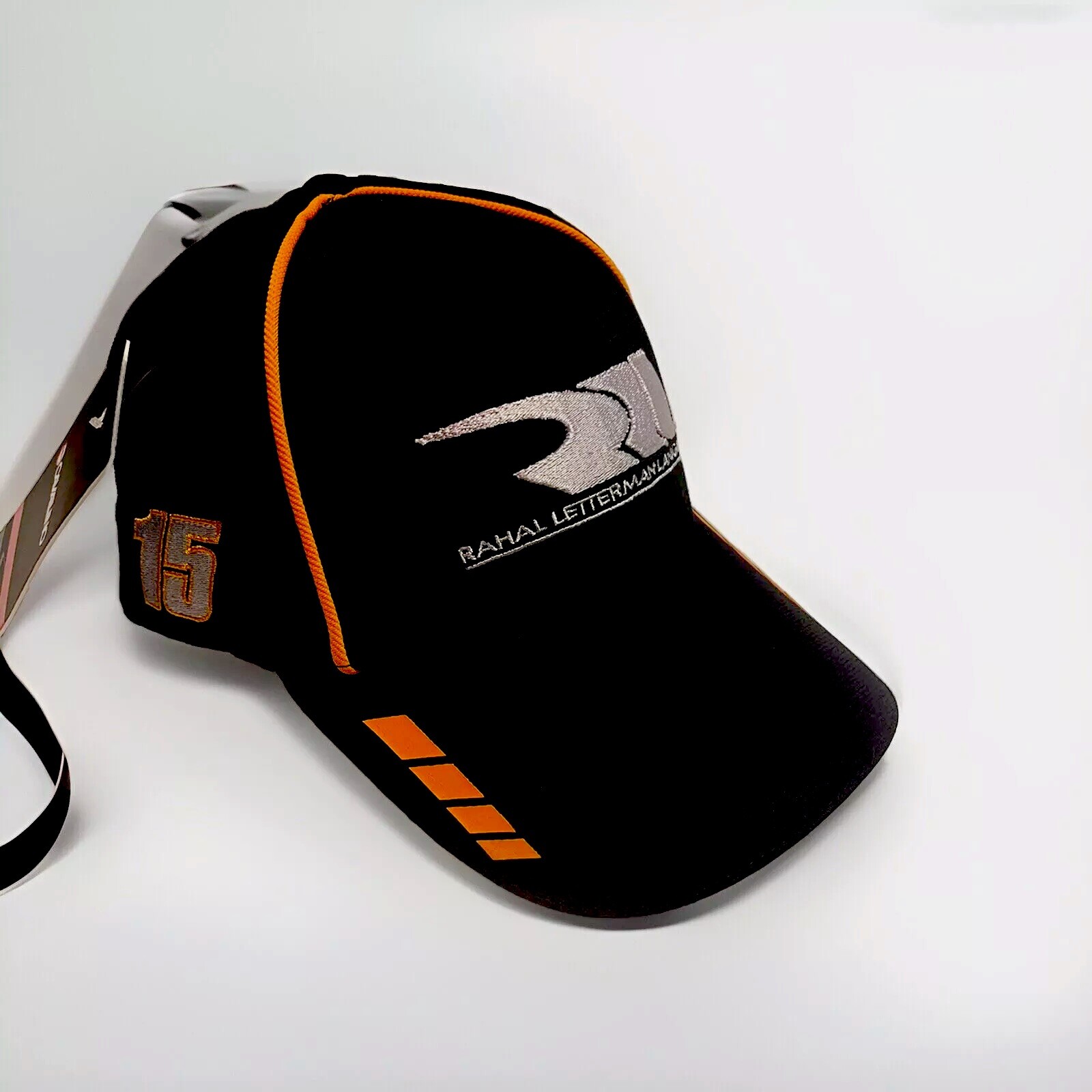 Rahal Letterman Lanigan Racing Hat Black Honda Adjustable Strap New ￼