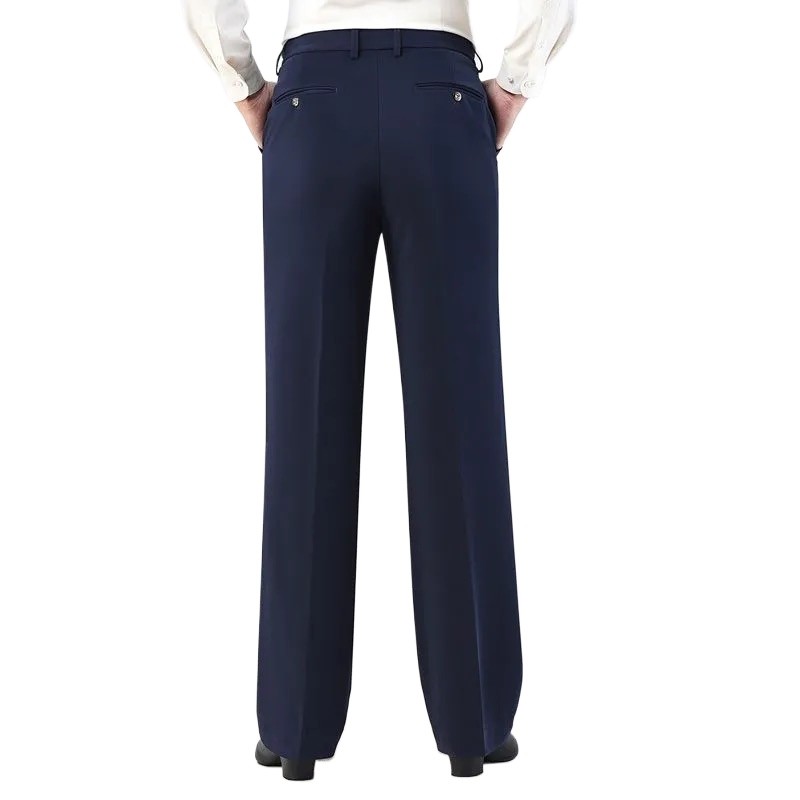Men Ballroom Latin Dance Pants Straight Fit Modern Smooth Practice Trousers Long