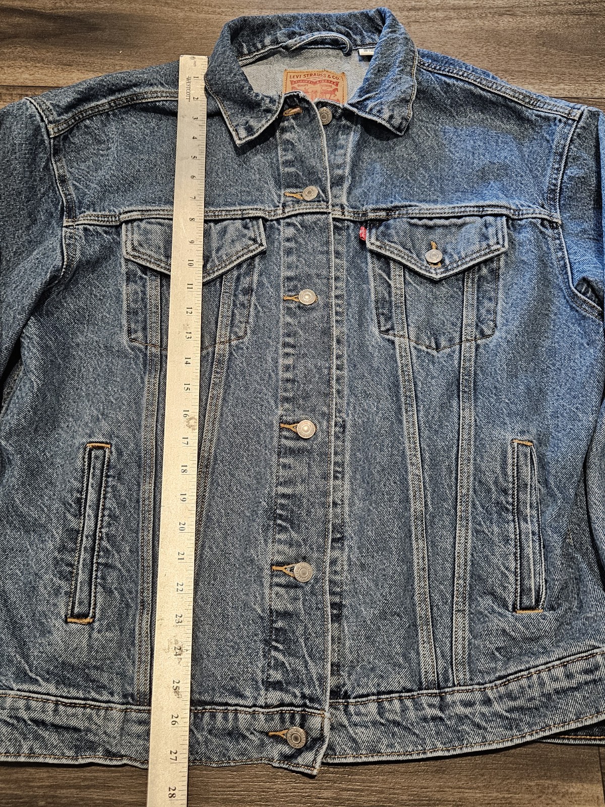 Levi’s Denim Jacket Mens L Trucker Medium Wash Sri Lanka