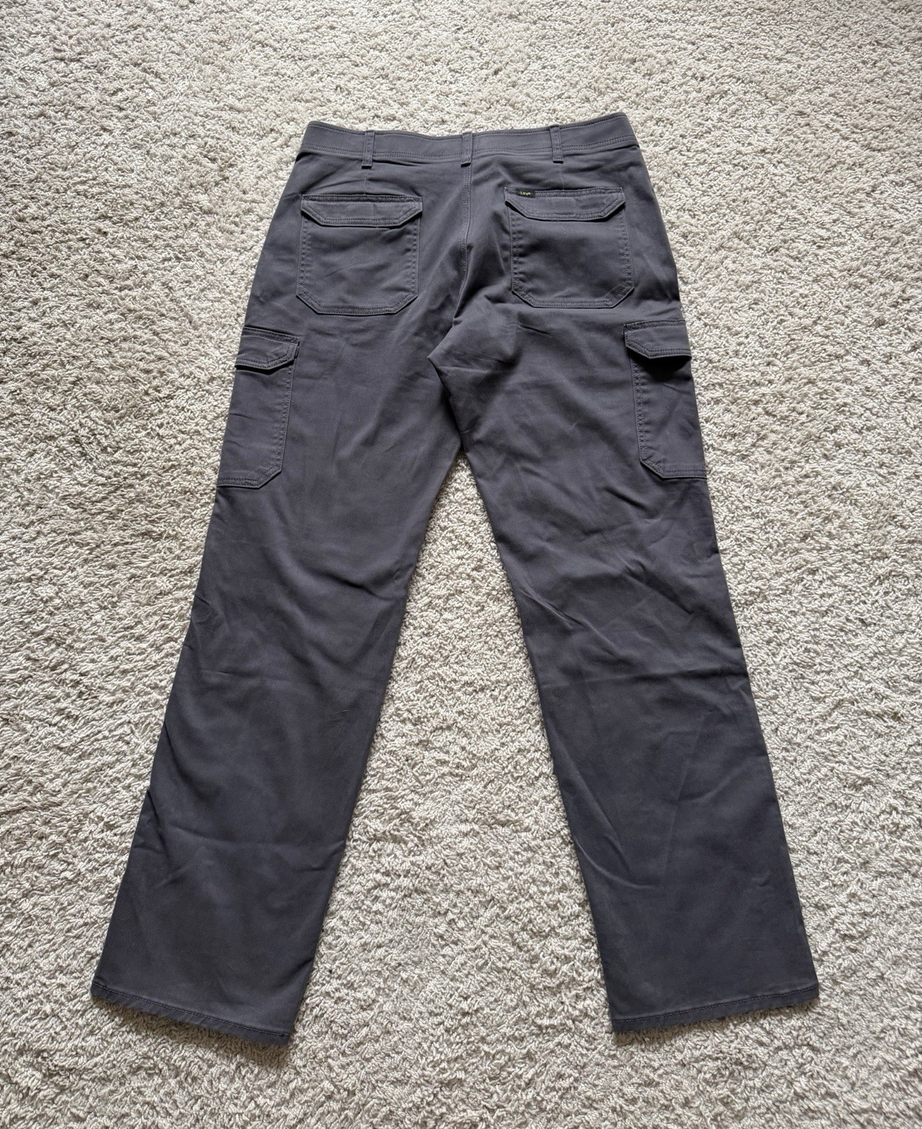 Lee – Extreme Comfort MVP Engineer Straight Fit Cargo Pants 36×34 Gray NEW wTags