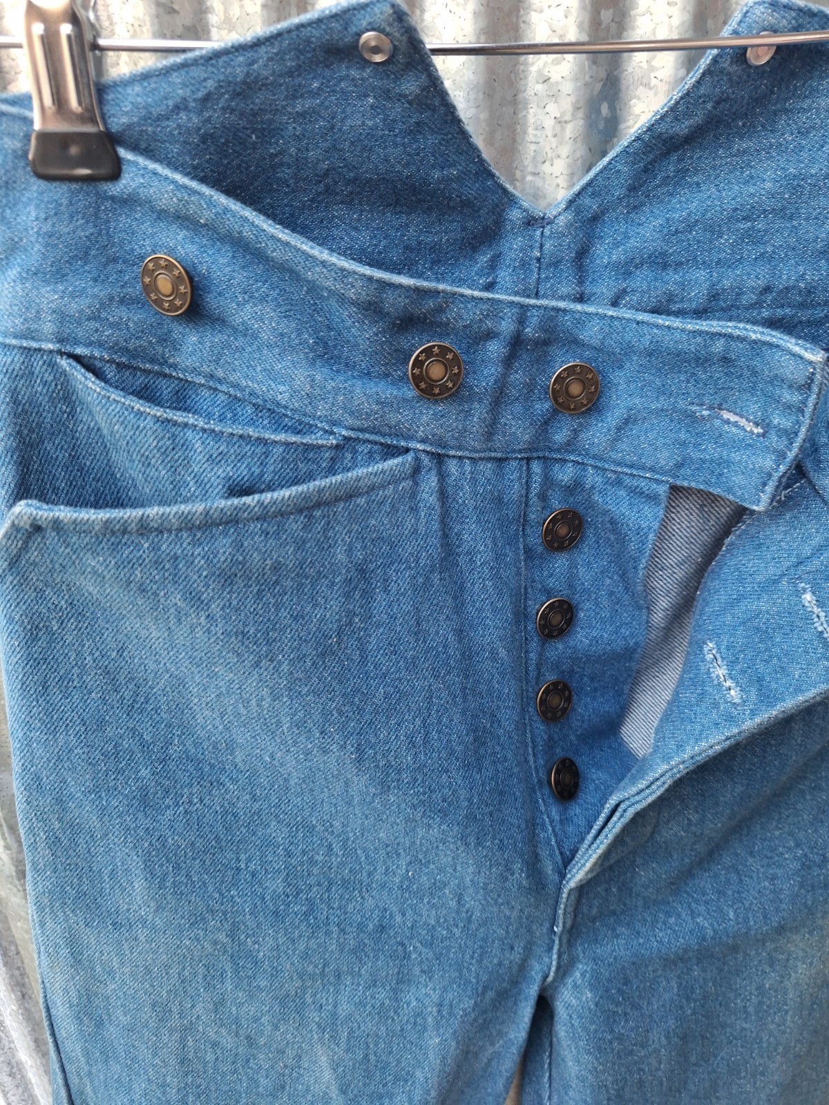 Frontier Classics Denim button pants, Size 28×36