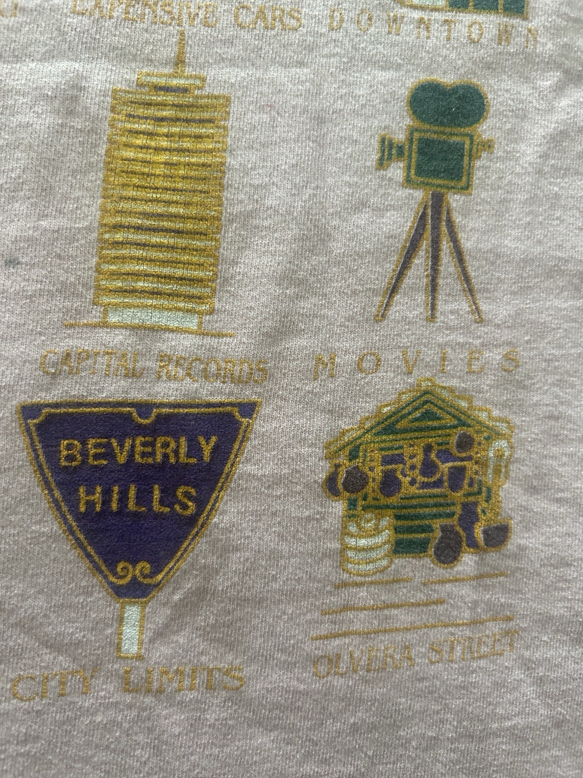 Vintage Los Angeles Shirt Size Large Pink California USA 90s Y2K City
