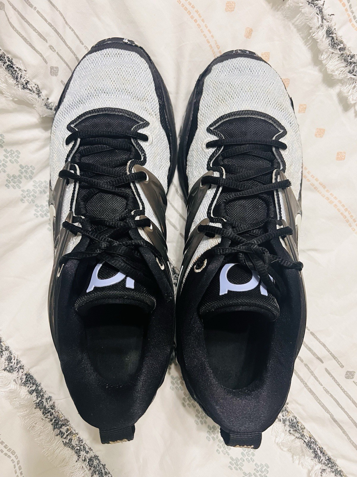 Nike KD15 Refugee White Black Royal Tint Basketball Shoes DC1975-101 Size 10 1/2