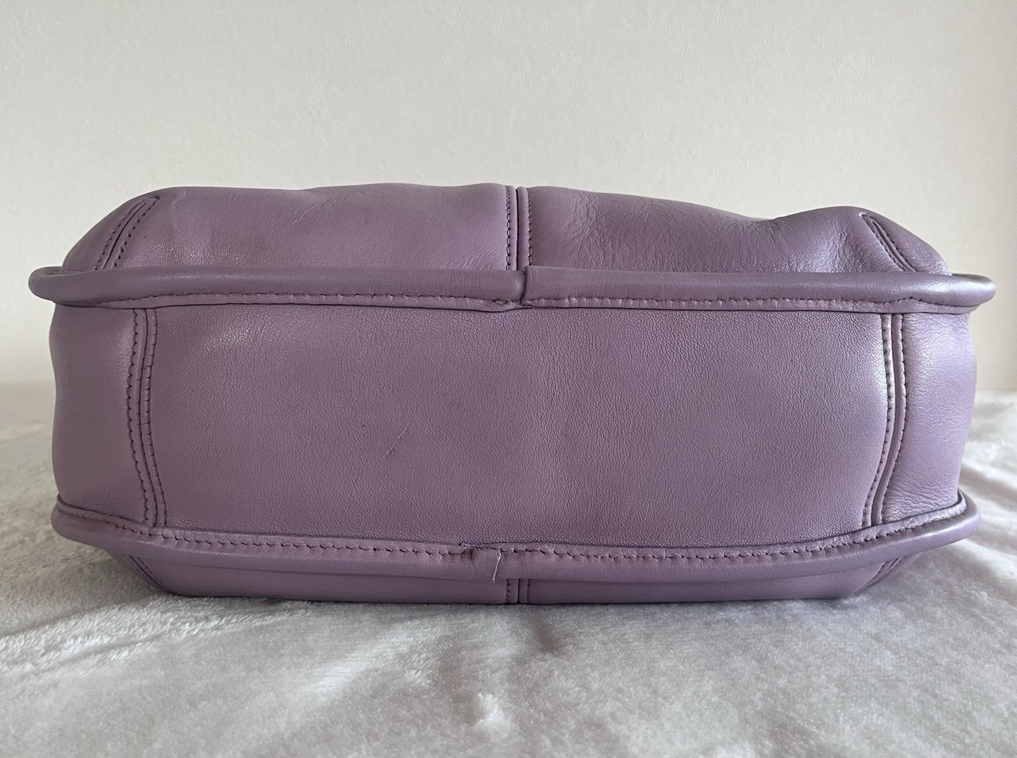 Coach MEDIUM C8C 9033 Vintage Lavender Leather Ergo Shoulder Bag