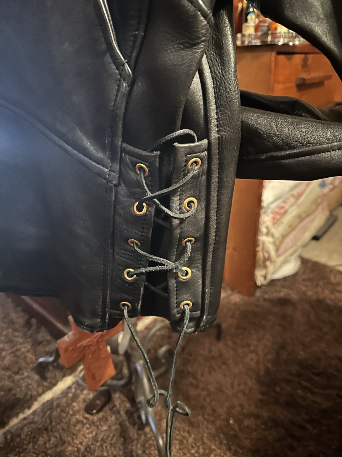 VINTAGE MOTORCYCLE LEATHER JACKET