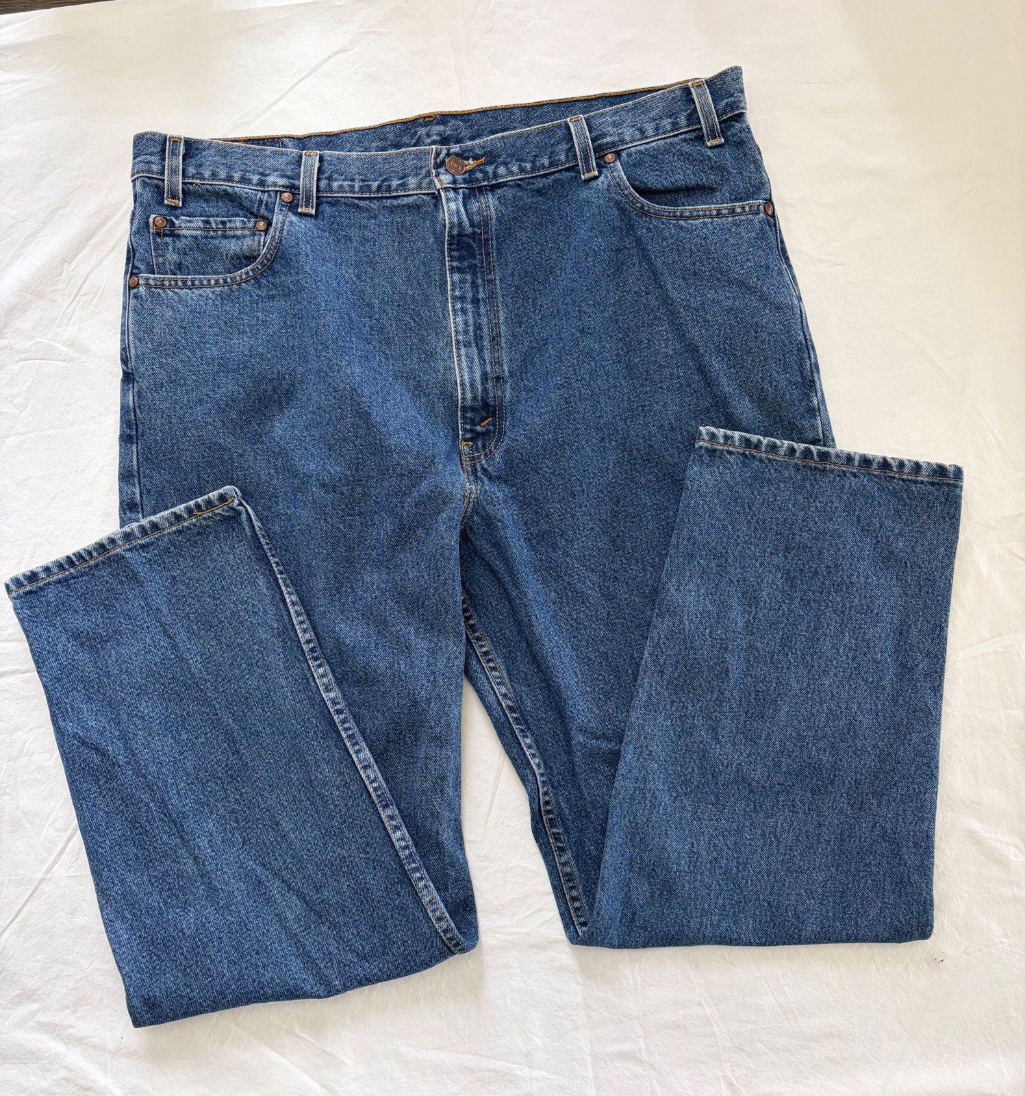 Vintage 90’s Levi’s 540 Men’s 42×30 Relaxed Fit Denim Jeans Brown Tab