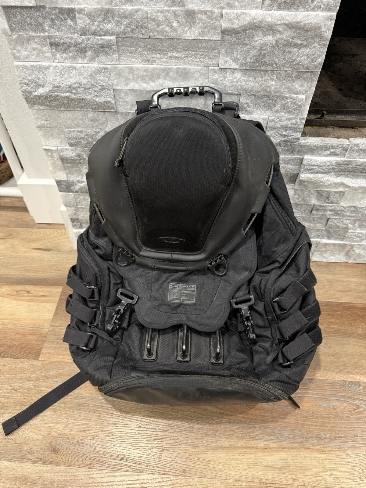Vtg Oakley Kitchen Sink Backpack Black Tactical Field Gear Pack Bug Out Bag