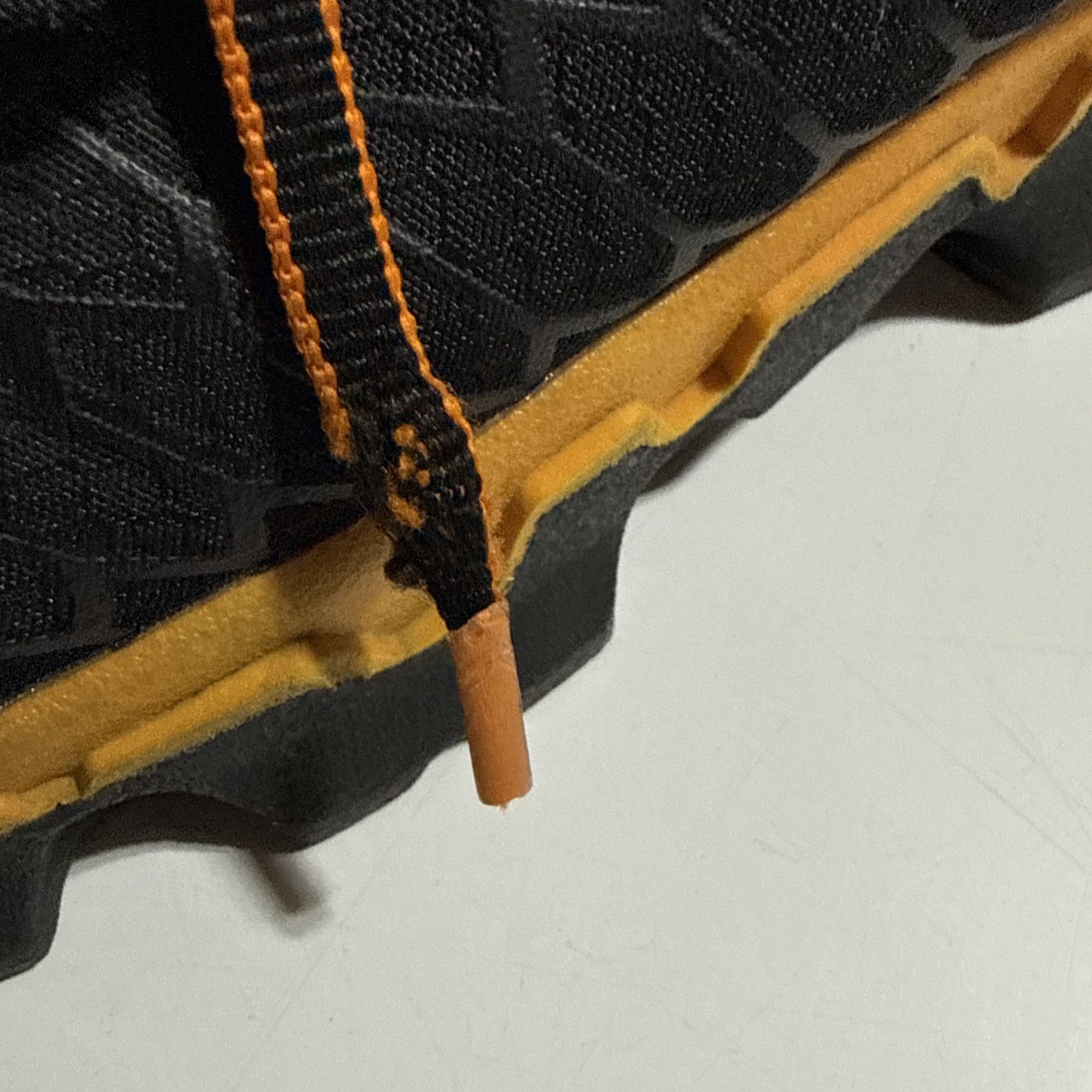 TIMBERLAND PRO Anti Fatigue Men’s 9 Work Shoes Alloy Toe A1B6S Black & Orange