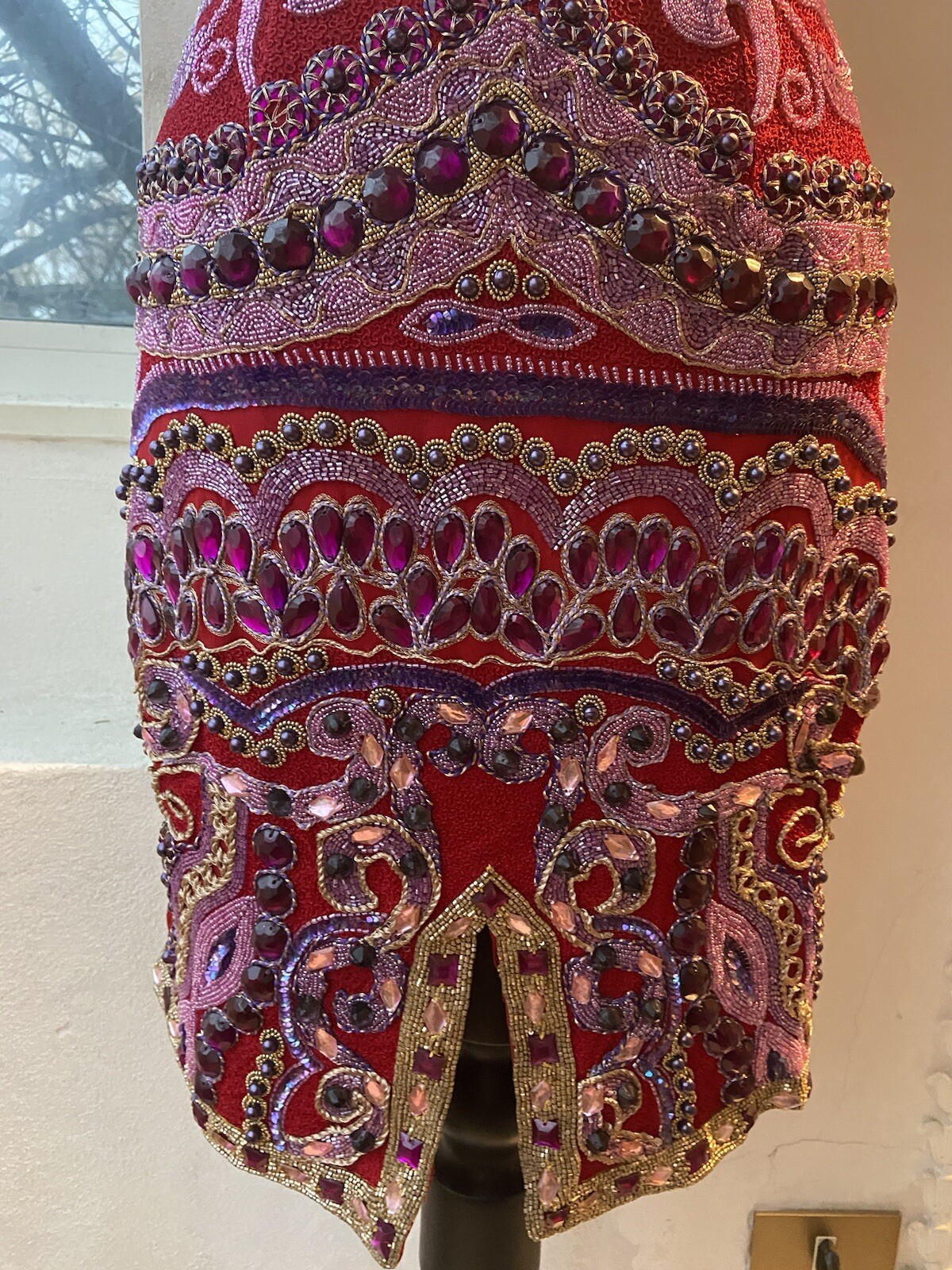 Italian Tailoring Embroidered Dress