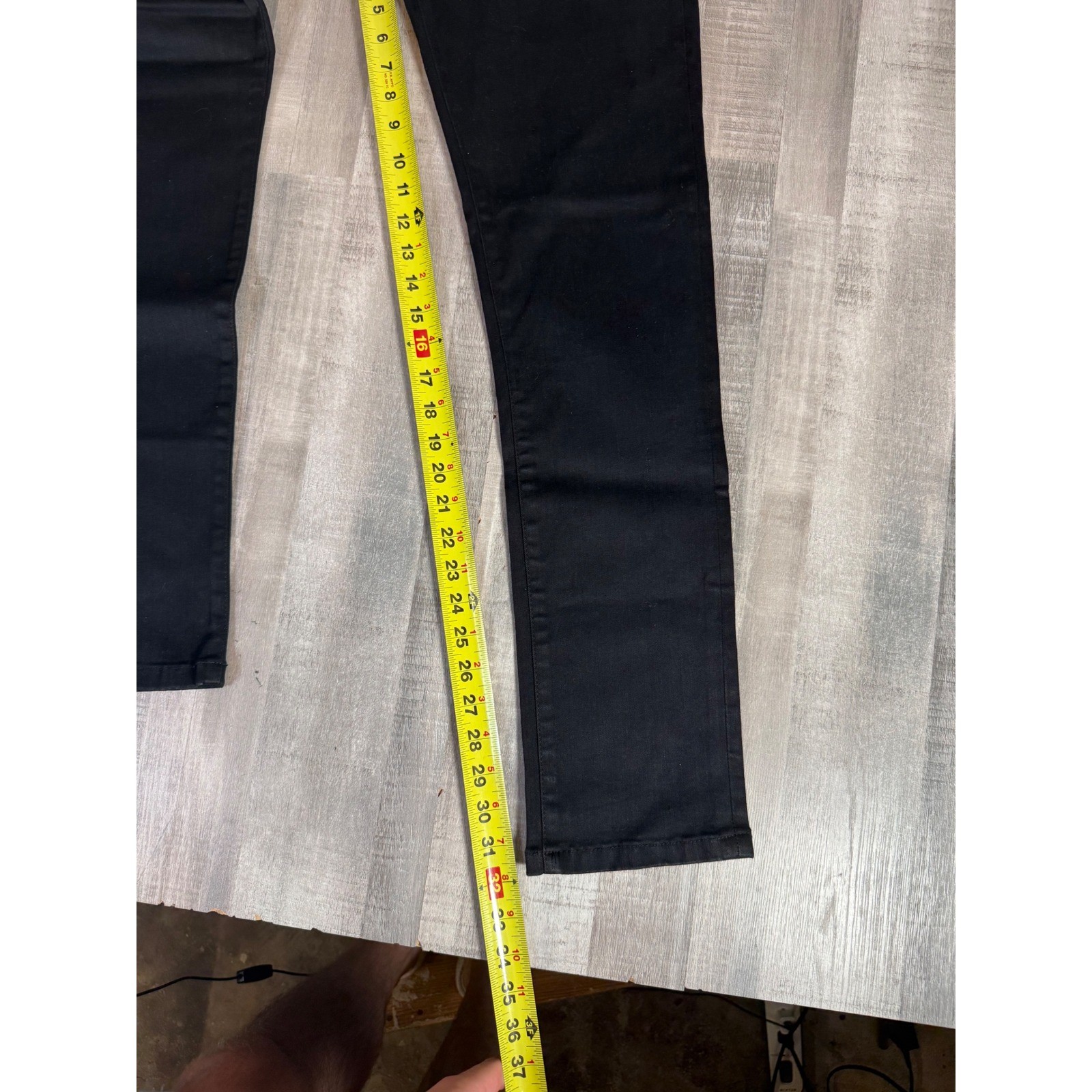 Twillory Performance Technical Denim Mens 32×32 Black Trim Fit Stretch Pants NWT