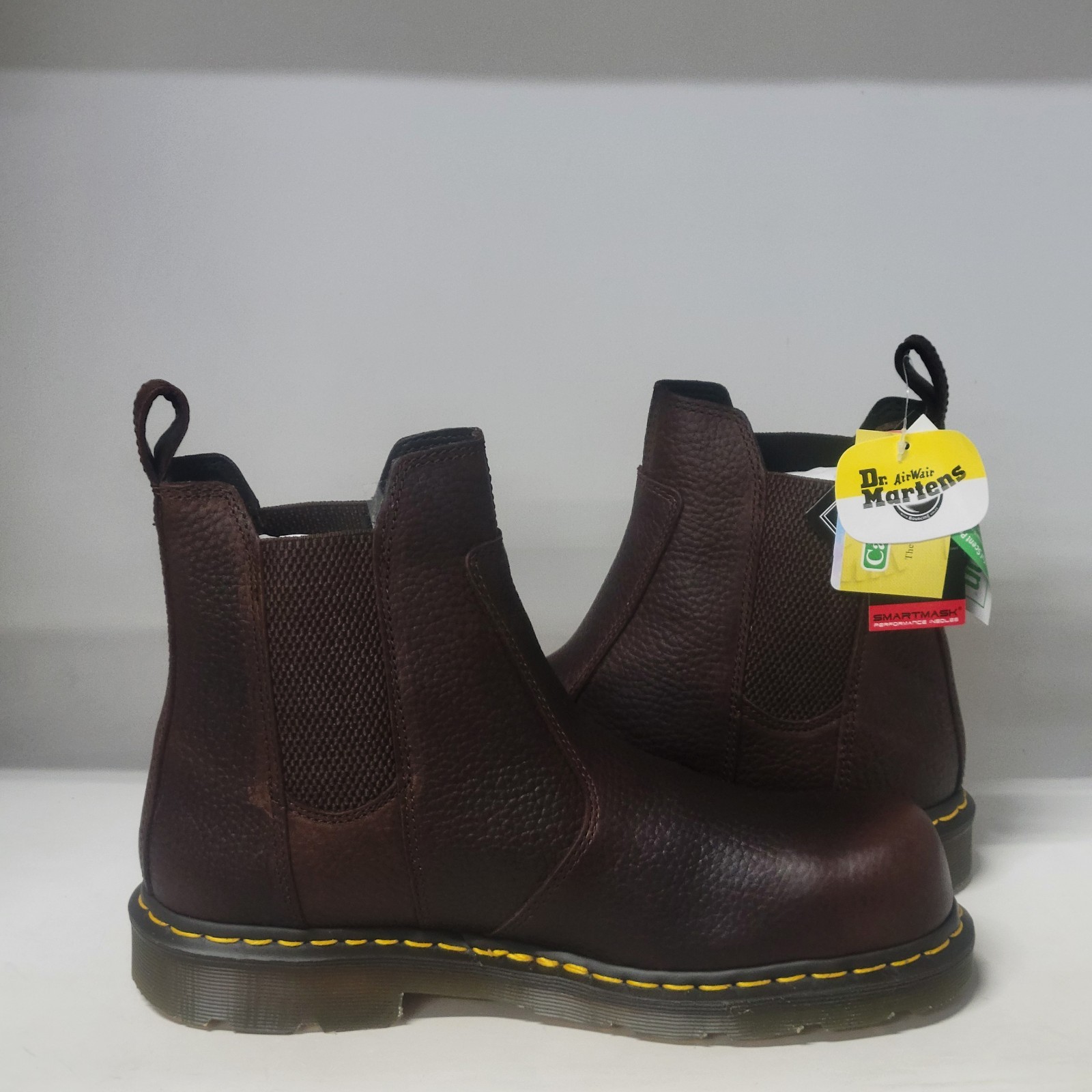 Dr. Martens Fusion Steel Toe Boot Bark Mens Size 10M